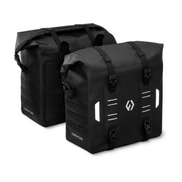 フルヒトロス エベレスト - 防水バッグ サイドバック 34L+34L（カーボンブラック） FURC...