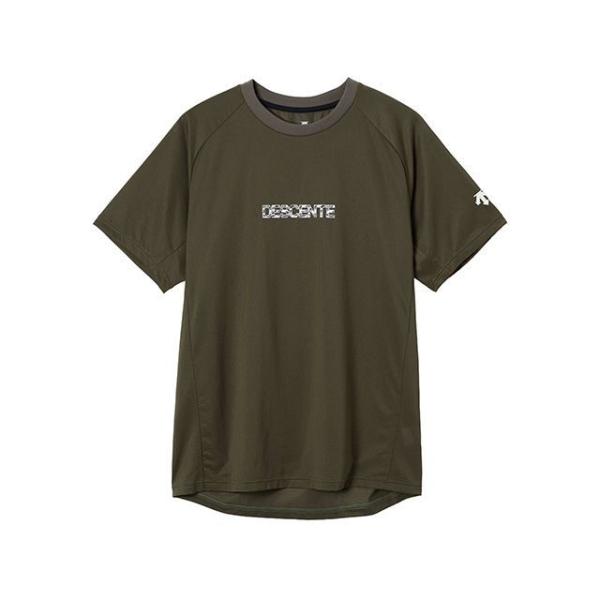 デサント DV5FHT01U 半袖バレーボールシャツ（カーキ） サイズ M DESCENTE