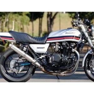 プリティー製 ZRX400/2 98〜 流 タイプ1 4-2-1 マフラーメッキ