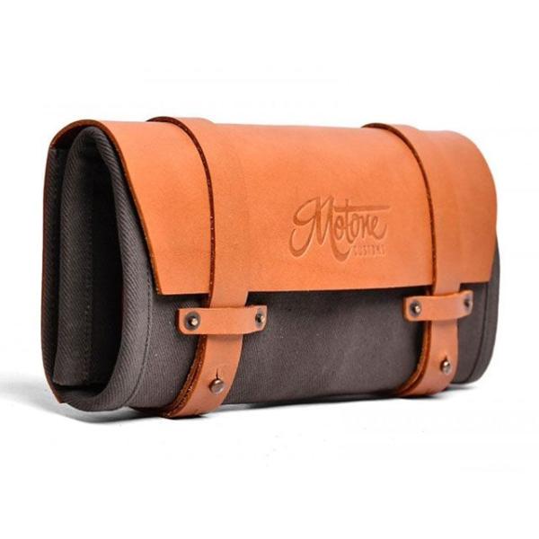 モートーン ツールロールバッグ SCOUT レザー ワックスキャンバス Motone Customs