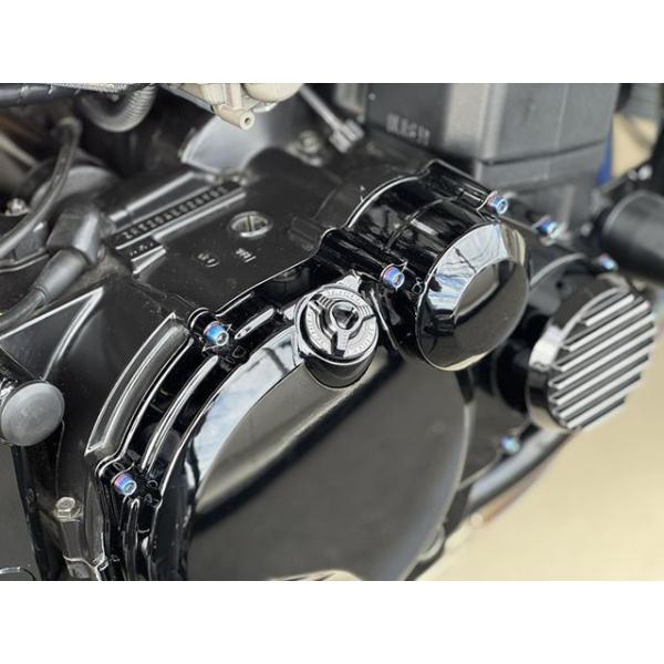 ストライカー アルミビレットオイルフィラーキャップ M30×P1.5（ブラック） STRIKER