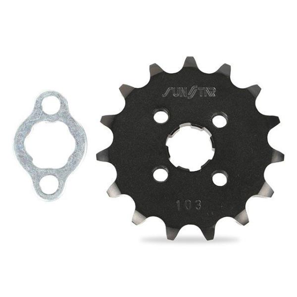 サンスター フロントスプロケット（チェーンサイズ：420） 歯数 15 SUNSTAR