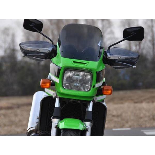 シックデザイン ZRX1200R ナックルガード ガイラガントレット カラー スモーク CHIC D...