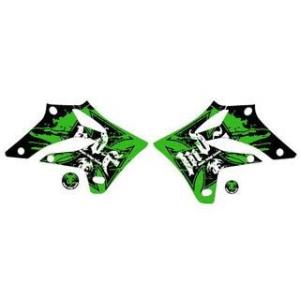 【メーカー直送】エムディーエフ KLX250 KLX250（05-07） グラフィックキット ブラッ...