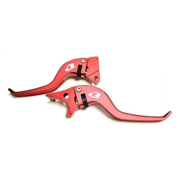 KN企画 RCB 調整式ブレーキレバー（E-PLUS）PCX125/150、ZOOMER-X（レッド...