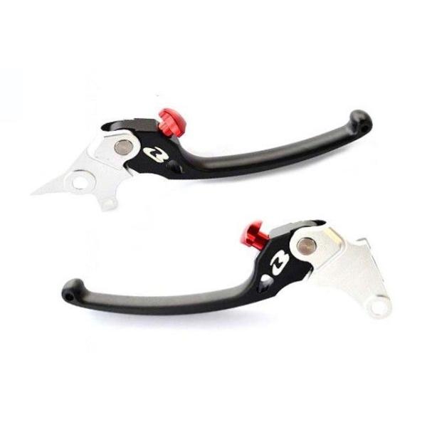 KN企画 RCB アルミ調整式ブレーキレバー（GSX125/150）S3シリーズ（ブラック） kn9...