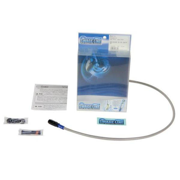 スウェッジライン INAZUMA1200 クラッチホースキット ホースエンド アルミ/ブラック ホー...