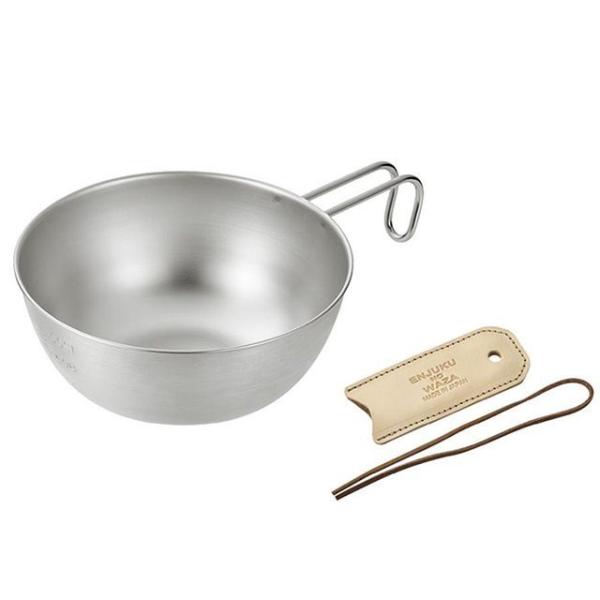 ヨコヤマ EJSB-450 燕熟の技 シェラカップ・ボウル18cm＆レザーカバー付き YOKOYAM...