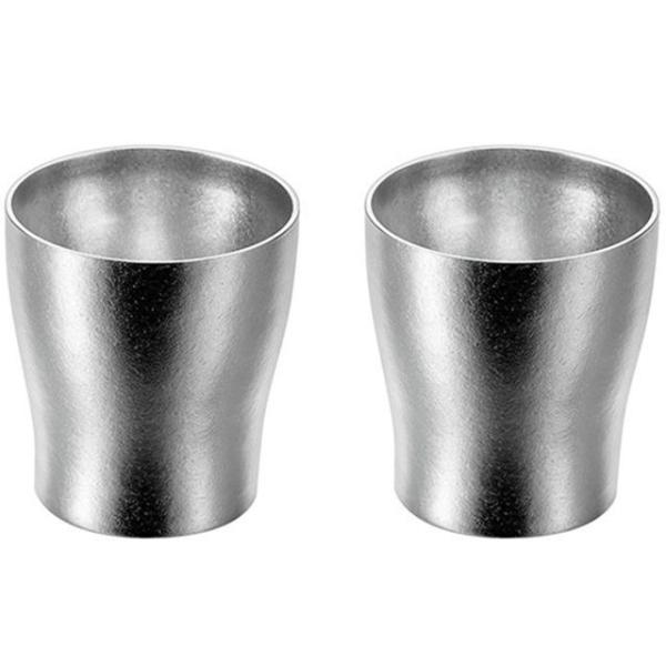 ヨコヤマ SOTI-1200 颯-HOU- チタン二重カップ230ml 2pcs YOKOYAMA