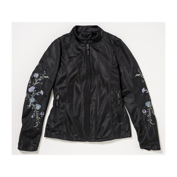 ロッソスタイルラボ 2026春夏モデル スタイルアップメッシュジャケット（ブラック刺繍） サイズ L...