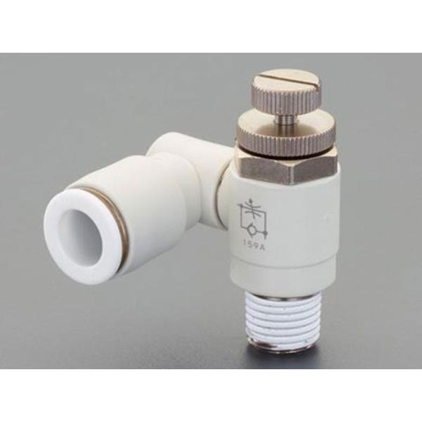 エスコ 6mm×R1/8” スピードコントローラー（ユニバーサル） メーカー在庫あり ESCO