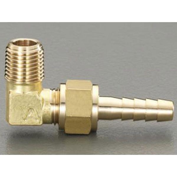 エスコ R1/8”×φ7.0mm 雄ねじステム（L型） ESCO