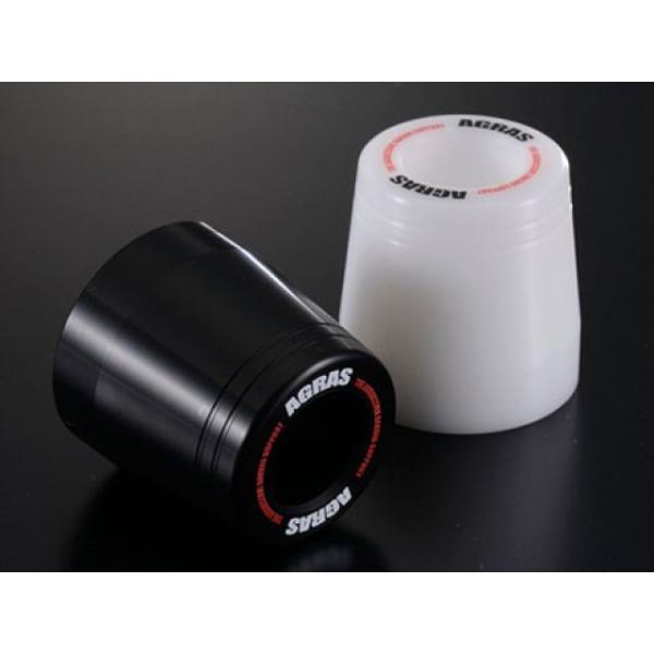 アグラス GSX-R1000 レーシングスライダー フレーム カラー ジュラコン/ホワイト タイプ ...