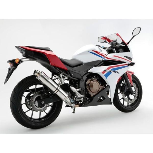 正規品／BMS CBR400R R-EVO スリップオンマフラー 政府認証 サイレンサー：ステンレス...