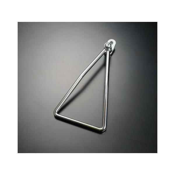 ラリー 汎用 トライアングルサイドバッグサポート（シルバー） タイプ シングル メーカー在庫あり R...