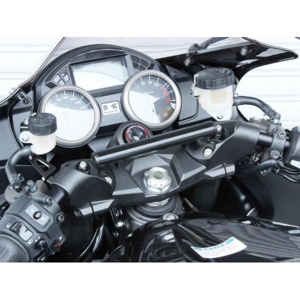 キジマ ZX-14R ZX-14R/ZZR1400 ハンドルマウントステー（ブラック） メーカー在庫...