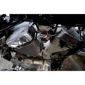 ハーレー風 プッシュロッドカバー メッキ ホンダ HONDA スティード400