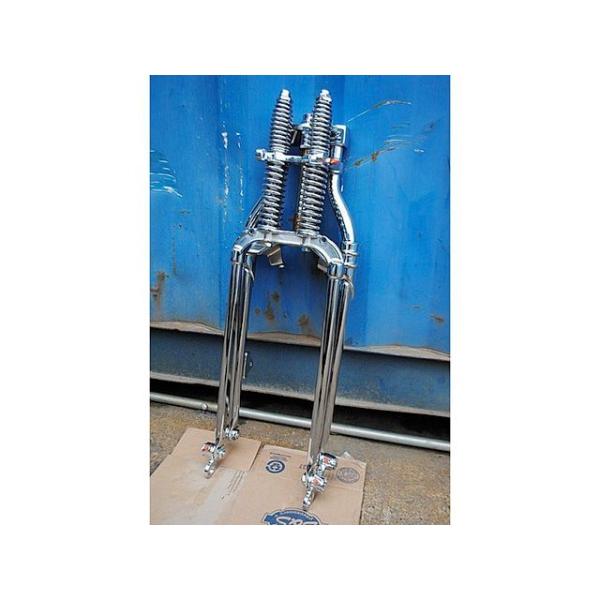 部品屋K&amp;W シャドウ SHADOW用74スプリンガーフォークKIT カラー メッキ K&amp;W