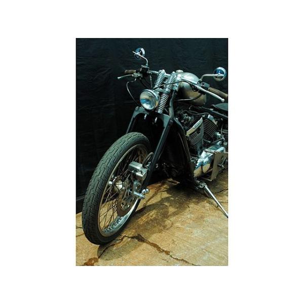 部品屋K&amp;W バルカン バルカン用スプリンガーフォークKIT カラー ブラック K&amp;W