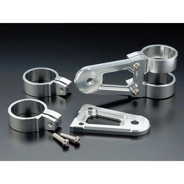 ピーエムシー Z1 Billet ヘッドライトステー TYPE-1（φ36） カラー シルバー PM...