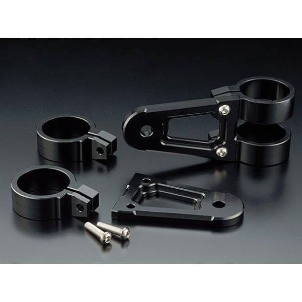 ピーエムシー Z1 Billet ヘッドライトステー TYPE-1（φ36） カラー ブラック PM...