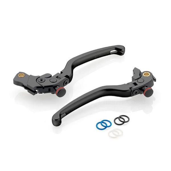 リゾマ TMAX530 SX アジャスタブル可倒式ブレーキレバー 3D フロント カラー ブラック ...