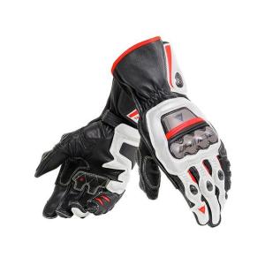 正規品／ダイネーゼ FULL METAL 6 GLOVES（A66-BLACK/WHITE/LAVA-RED） サイズ：XXL Dainese バイク｜motoride