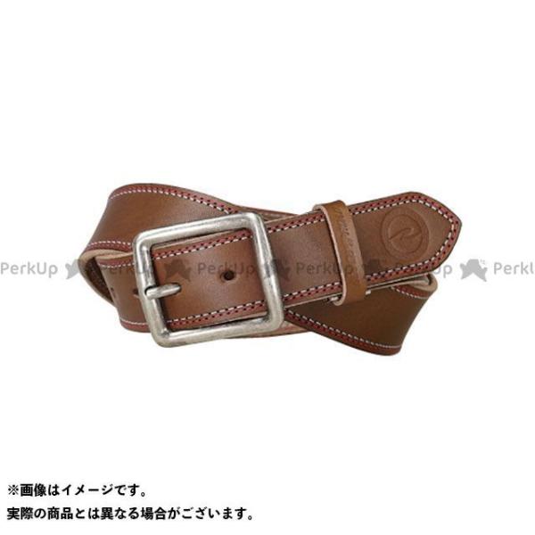 ラフ＆ロード RA5058 ラフステッチベルト カーブバックル（ダークブラウン×レッド） Rough...