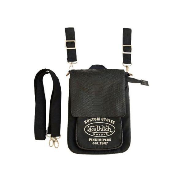 正規品／ボンダッチ VOM-BA05 LEG BAG カラー：ブラック VonDutch バイク