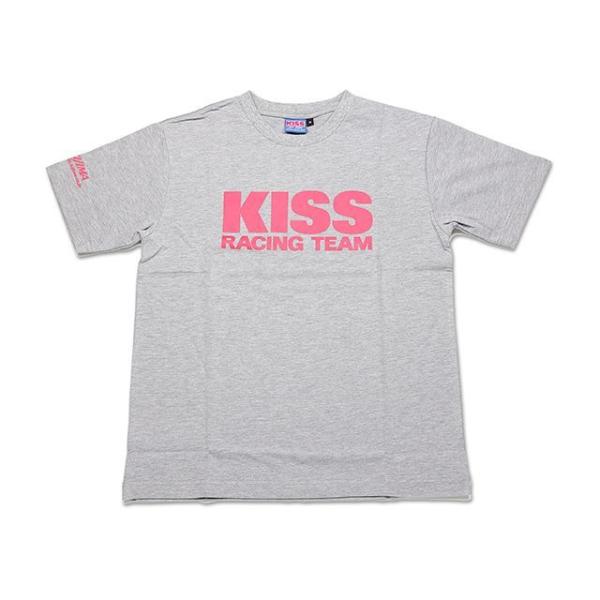 正規品／キッスレーシング KISS Racing Team Tシャツ（グレー） サイズ：レディースS...