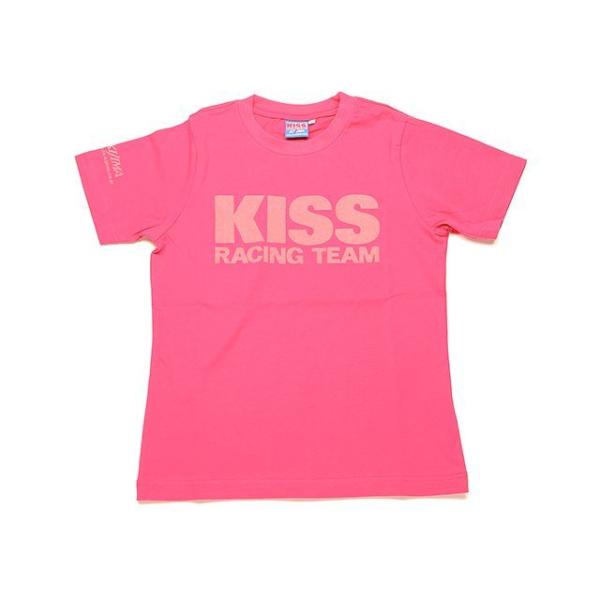 正規品／キッスレーシング KISS Racing Team Tシャツ（ピンク） サイズ：レディースS...