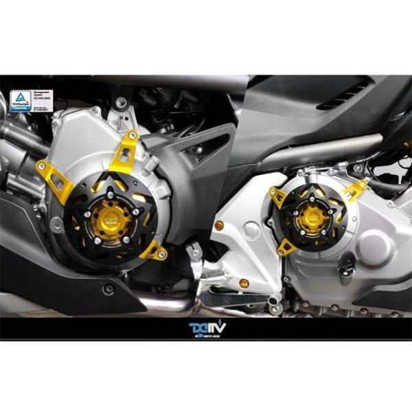 ディモーティブ NC750 S/X エンジンプロテクター NC750 S/X 左右 カラー ゴールド...