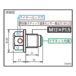 正規品/SP武川 マグネット付きドレンボルト ...の詳細画像5