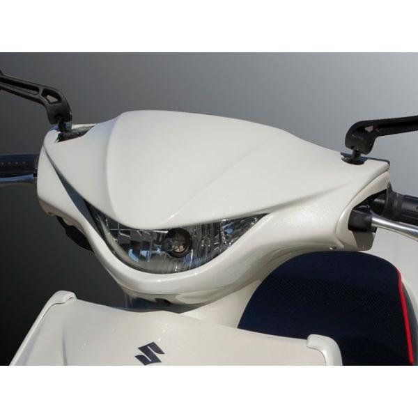 ブレスクリエイション アドレスV125S フロントフェイスマスク カラー YPK：パールグラスホワイ...