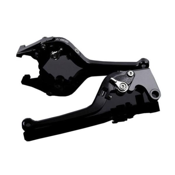 SPEEDRA アルミビレットアジャストレバーセット スタンダード可倒式（レバー本体：ブラック） ア...