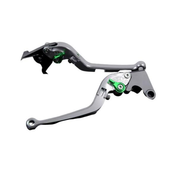 SPEEDRA アルミビレットアジャストレバーセット スタンダード可倒式（レバー本体：シルバー） ア...