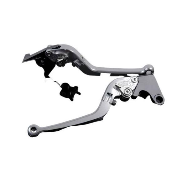 SPEEDRA アルミビレットアジャストレバーセット スタンダード可倒式（レバー本体：シルバー） ア...