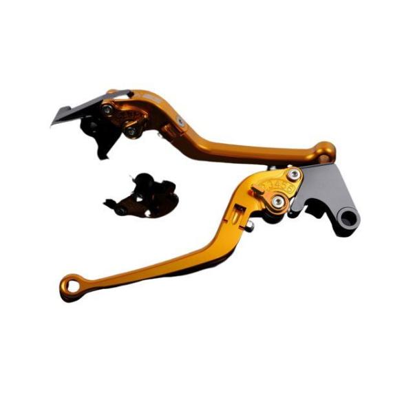 SPEEDRA アルミビレットアジャストレバーセット スタンダード可倒式（レバー本体：ゴールド） ア...