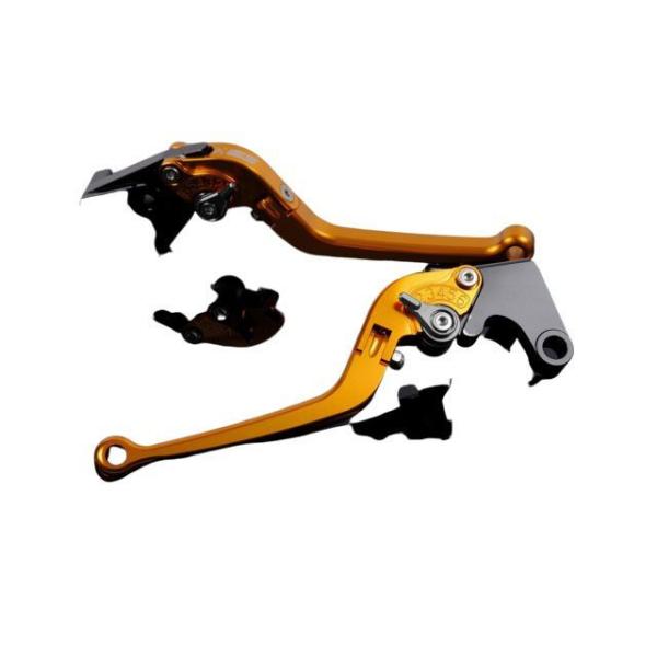 SPEEDRA アルミビレットアジャストレバーセット スタンダード可倒式（レバー本体：ゴールド） ア...