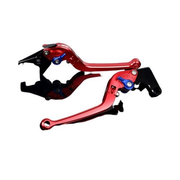 SPEEDRA アルミビレットアジャストレバーセット スタンダード可倒式（レバー本体：レッド） アジ...