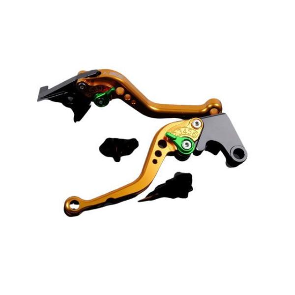 SPEEDRA アルミビレットアジャストレバーセット スタンダードショート（レバー本体：ゴールド） ...