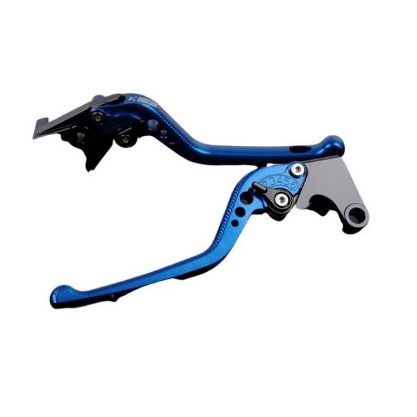 SPEEDRA アルミビレットアジャストレバーセット 3Dロング（レバー本体：ブルー） アジャスター...