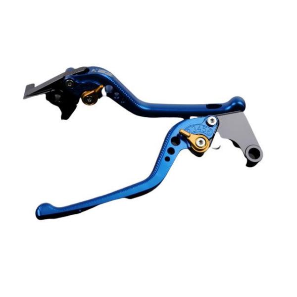 SPEEDRA アルミビレットアジャストレバーセット 3Dロング（レバー本体：ブルー） アジャスター...