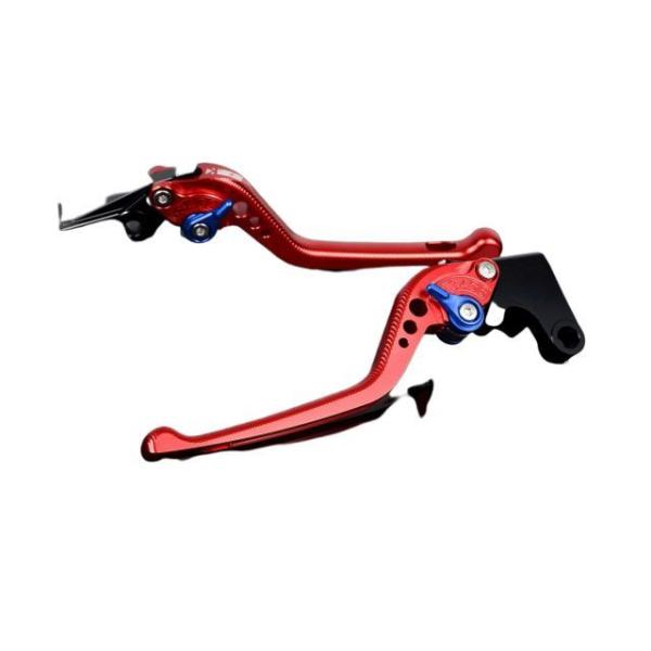 SPEEDRA アルミビレットアジャストレバーセット 3Dロング（レバー本体：レッド） アジャスター...