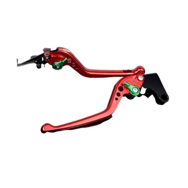 SPEEDRA アルミビレットアジャストレバーセット 3Dロング（レバー本体：レッド） アジャスター...