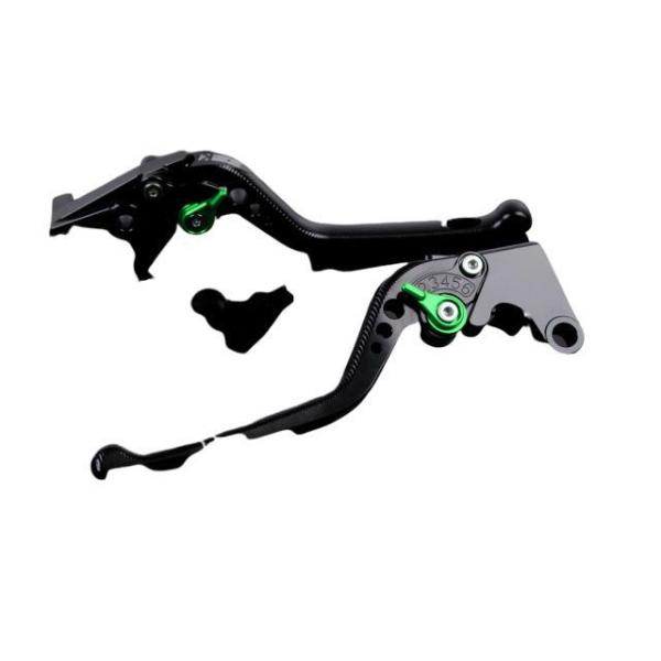 SPEEDRA アルミビレットアジャストレバーセット 3Dロング（レバー本体：グリーン） アジャスタ...