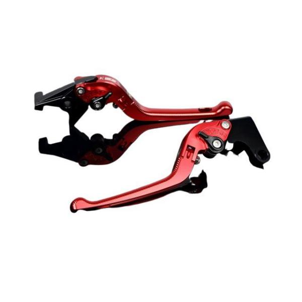 SPEEDRA アルミビレットアジャストレバーセット 3D可倒式（レバー本体：レッド） アジャスター...