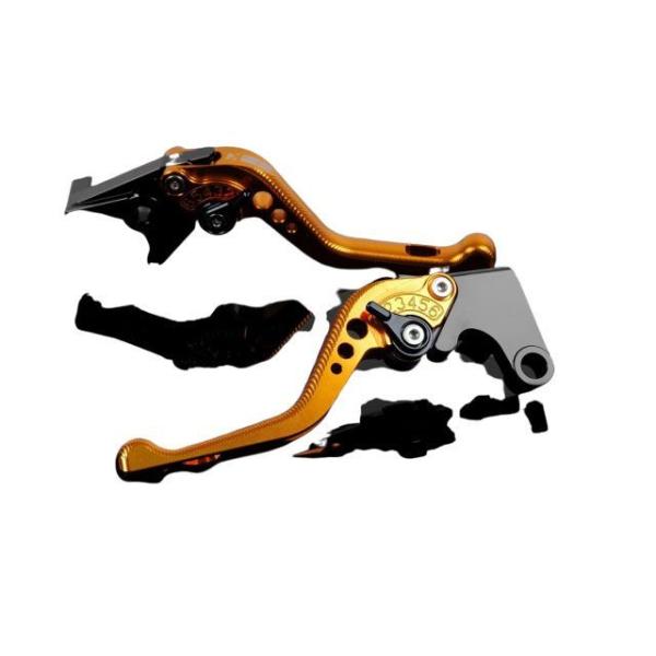 SPEEDRA アルミビレットアジャストレバーセット 3Dショート（レバー本体：ゴールド） アジャス...