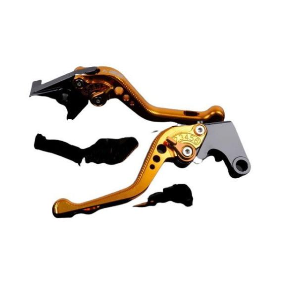 SPEEDRA アルミビレットアジャストレバーセット 3Dショート（レバー本体：ゴールド） アジャス...