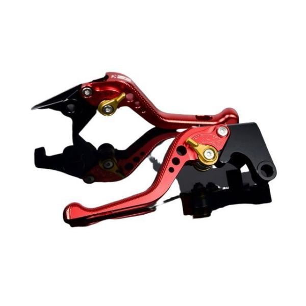 SPEEDRA アルミビレットアジャストレバーセット 3Dショート（レバー本体：レッド） アジャスタ...